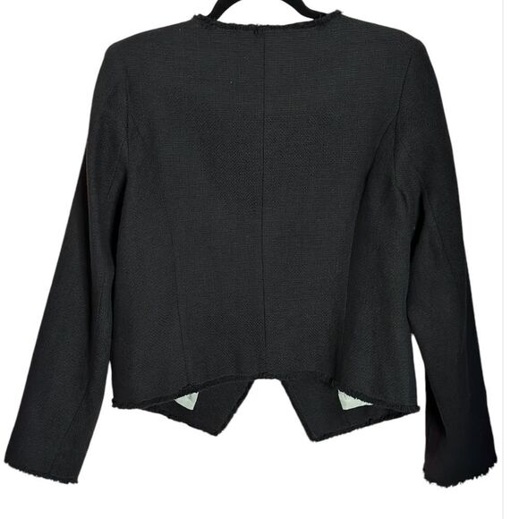 Joie Cropped Tweed Jacket Size L - Picture 2 of 4